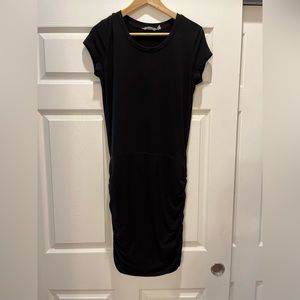 Athleta black cotton dress